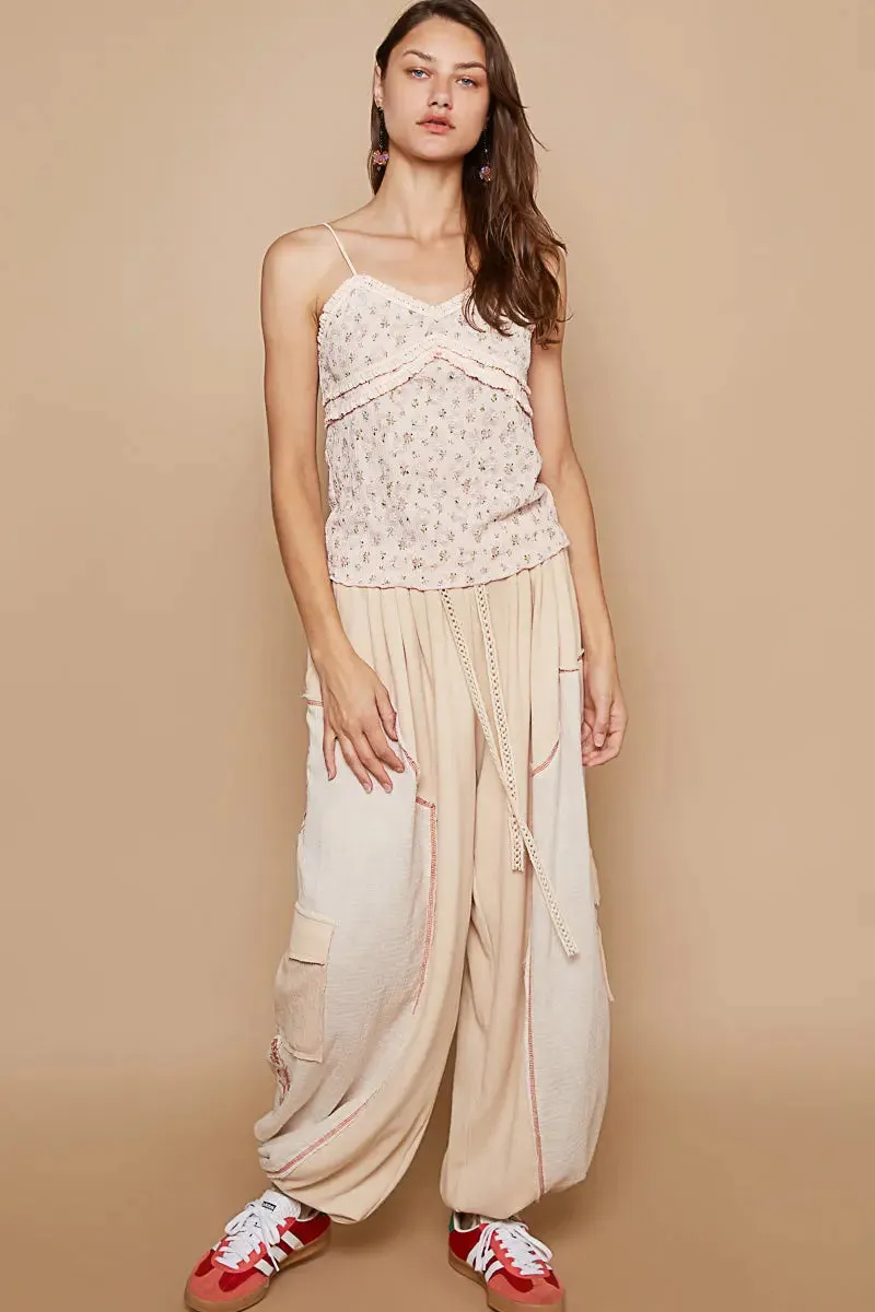 Pol Clothing Inc. Floral Love Tank – Feminine Lace & Chic Halter Style