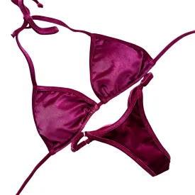 Premade Velvet Magenta Posing Suit (P-080)