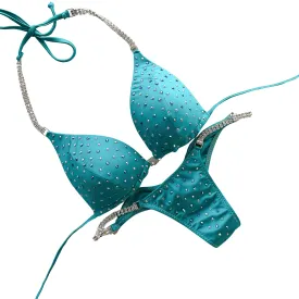 Quick Ship - Toxic Medium Scatter - Tricot Aquamarine (QS-185)