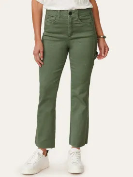"Ab"solution® Skyrise Barely Boot Raw Hem Carpenter Pants