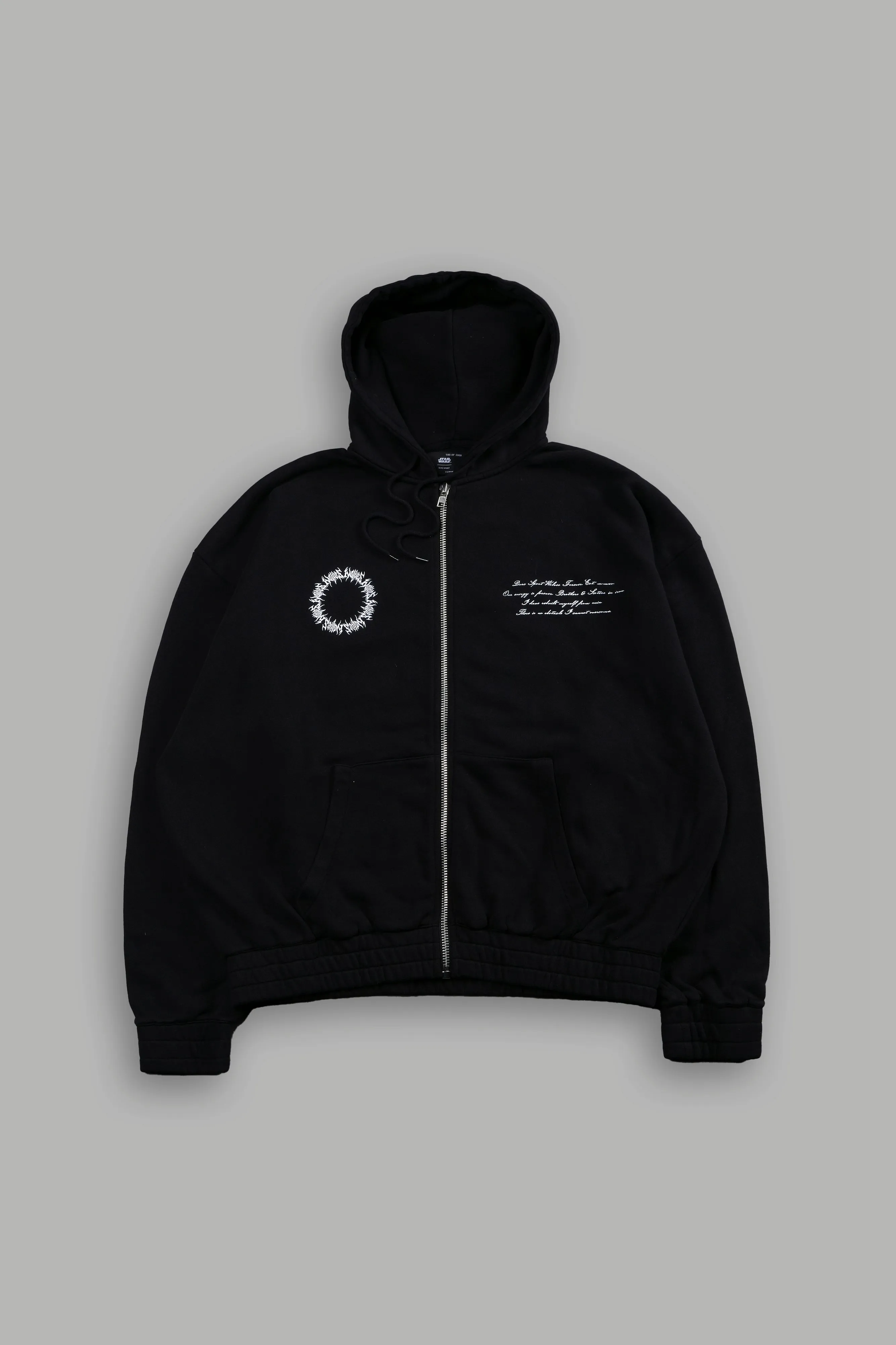 Rise To Darkness "Chambers" Zip Hoodie in Black