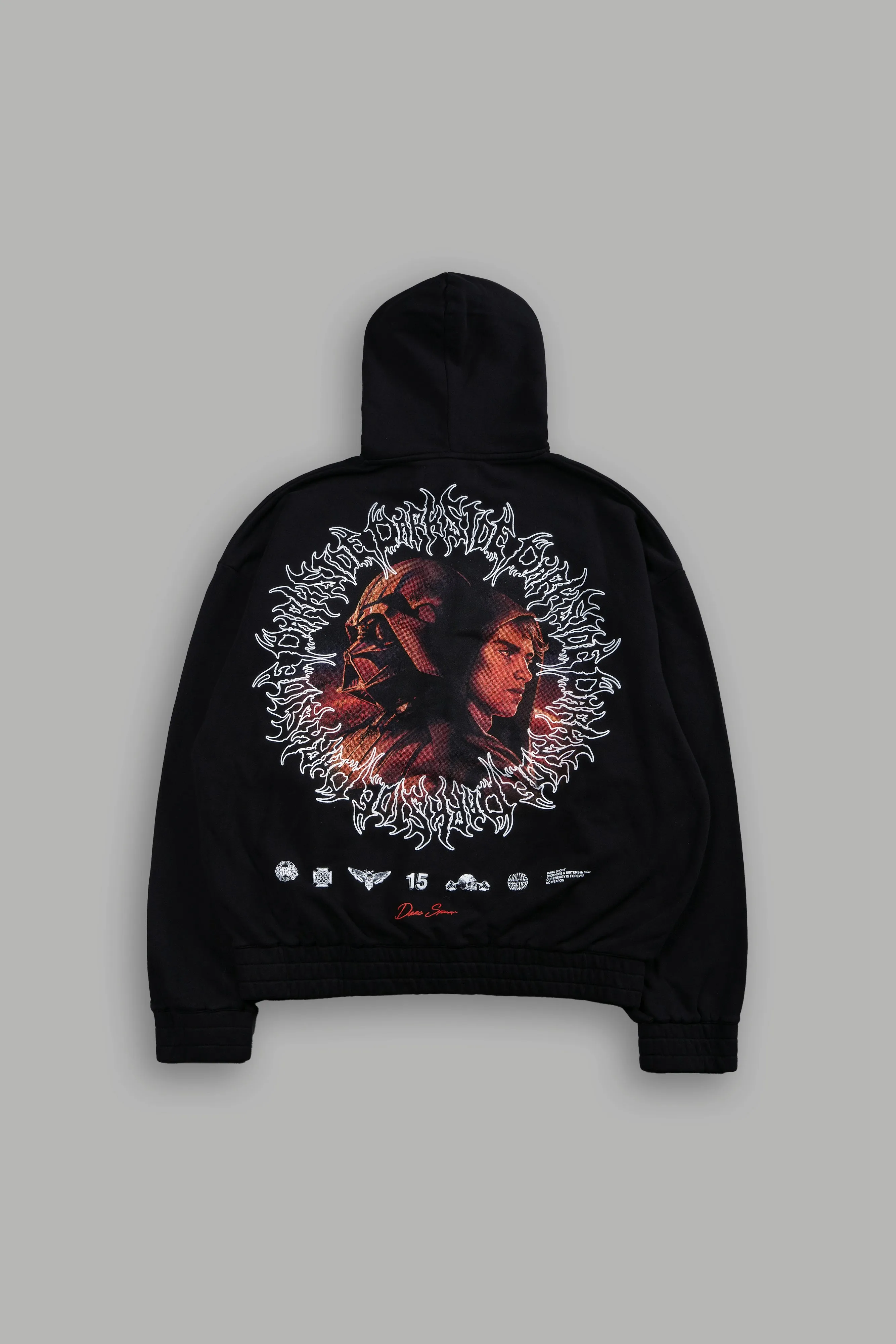 Rise To Darkness "Chambers" Zip Hoodie in Black