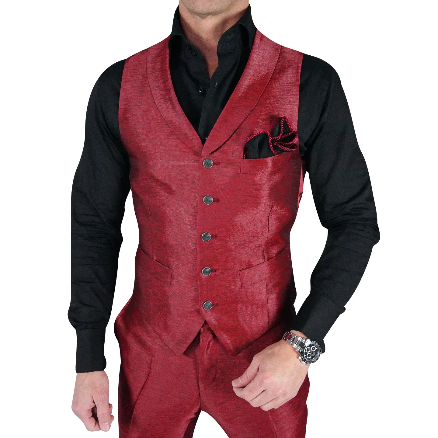 Ruby Glassa Ciottoli Waistcoat @ The Vault