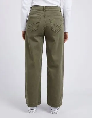 Scarlett Wide Leg Pants - Clover