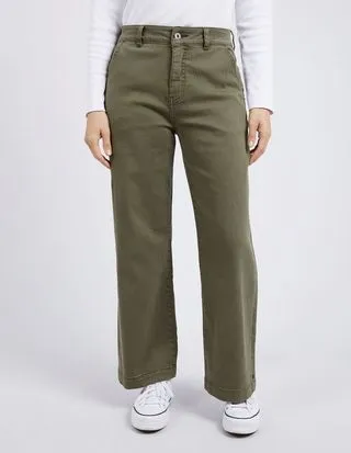 Scarlett Wide Leg Pants - Clover