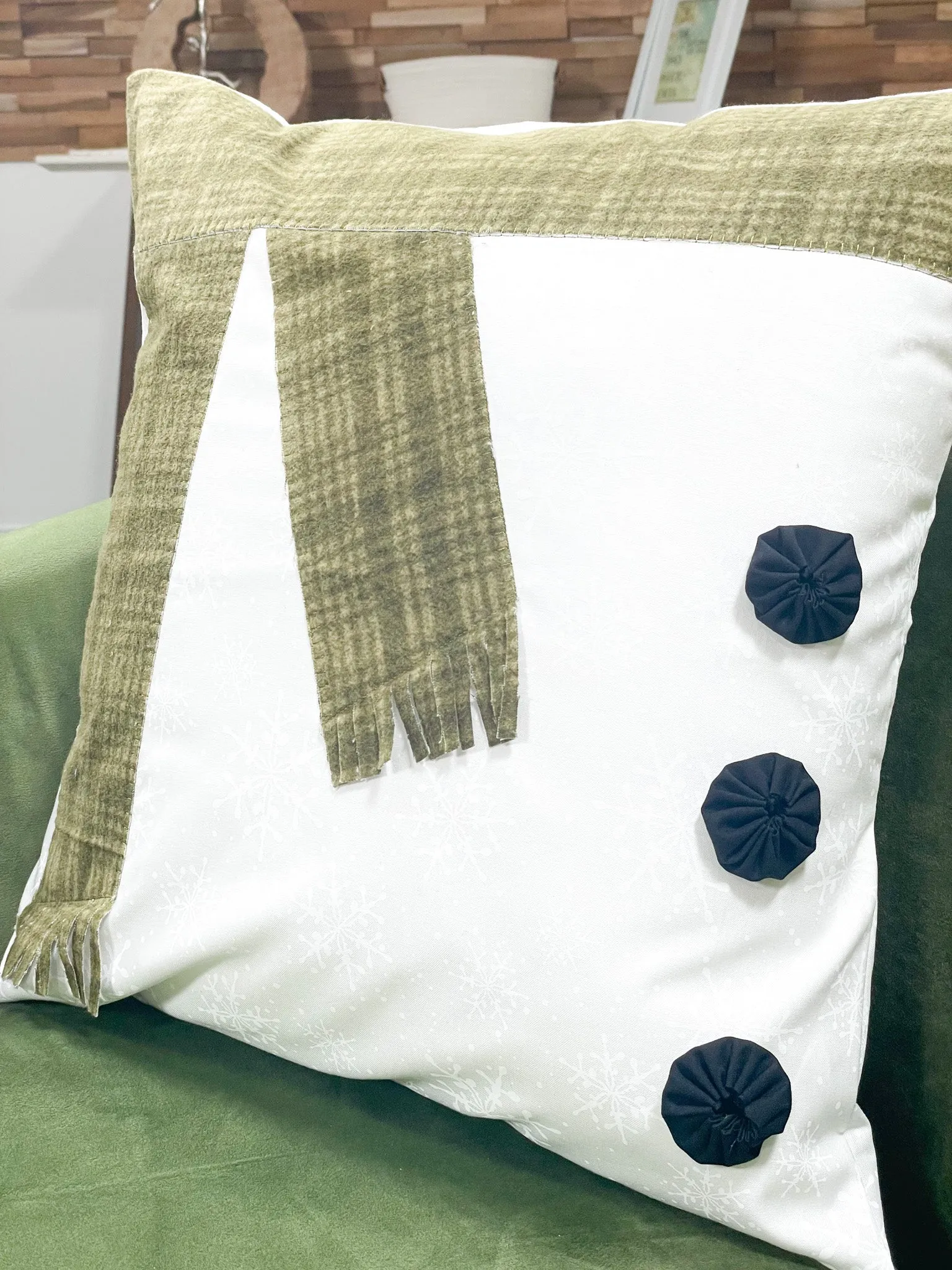 Snowman Pillow Pattern (Downloadable)