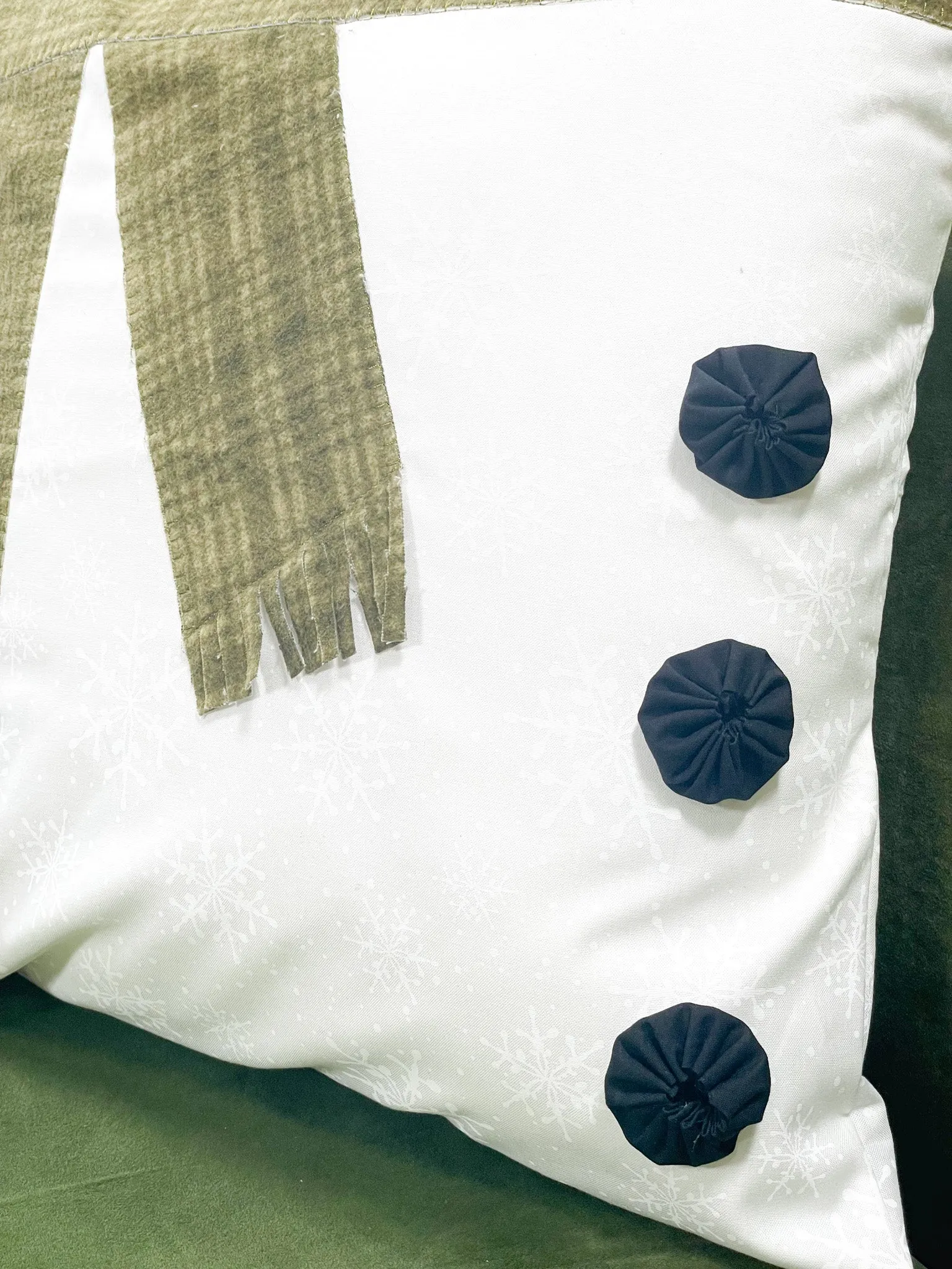 Snowman Pillow Pattern (Downloadable)