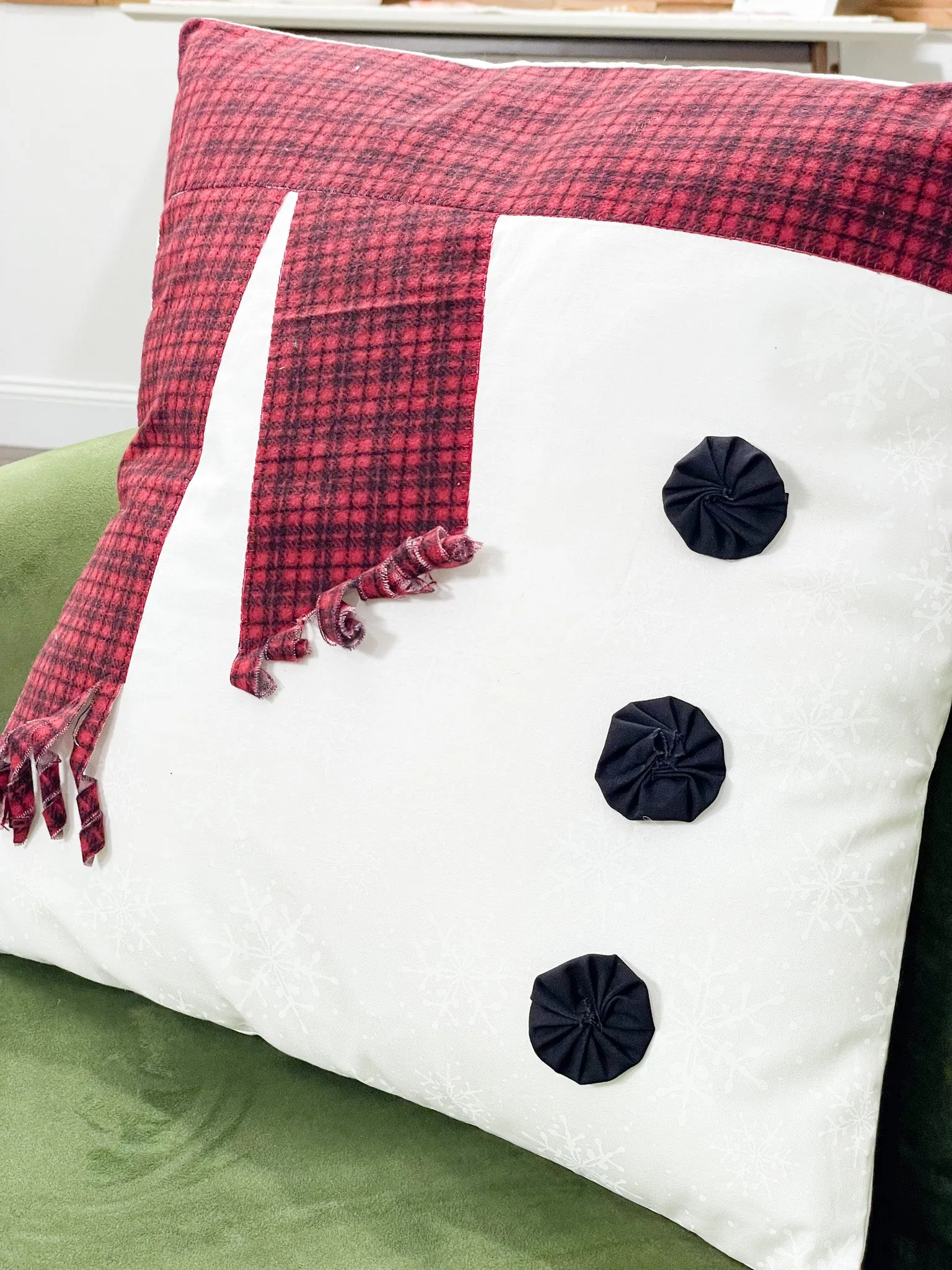 Snowman Pillow Pattern (Downloadable)