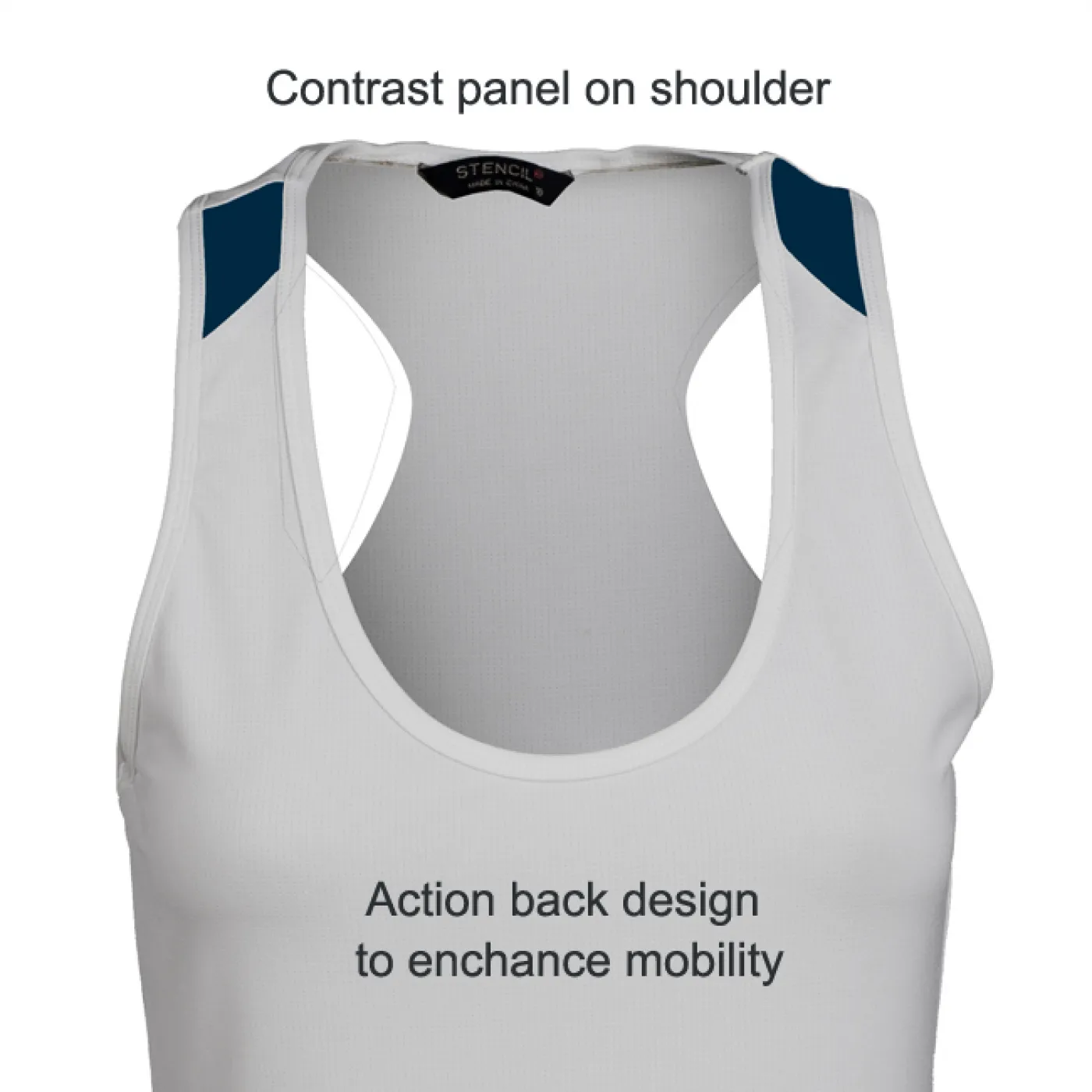 Stencil 1156 Ladies Team Singlet