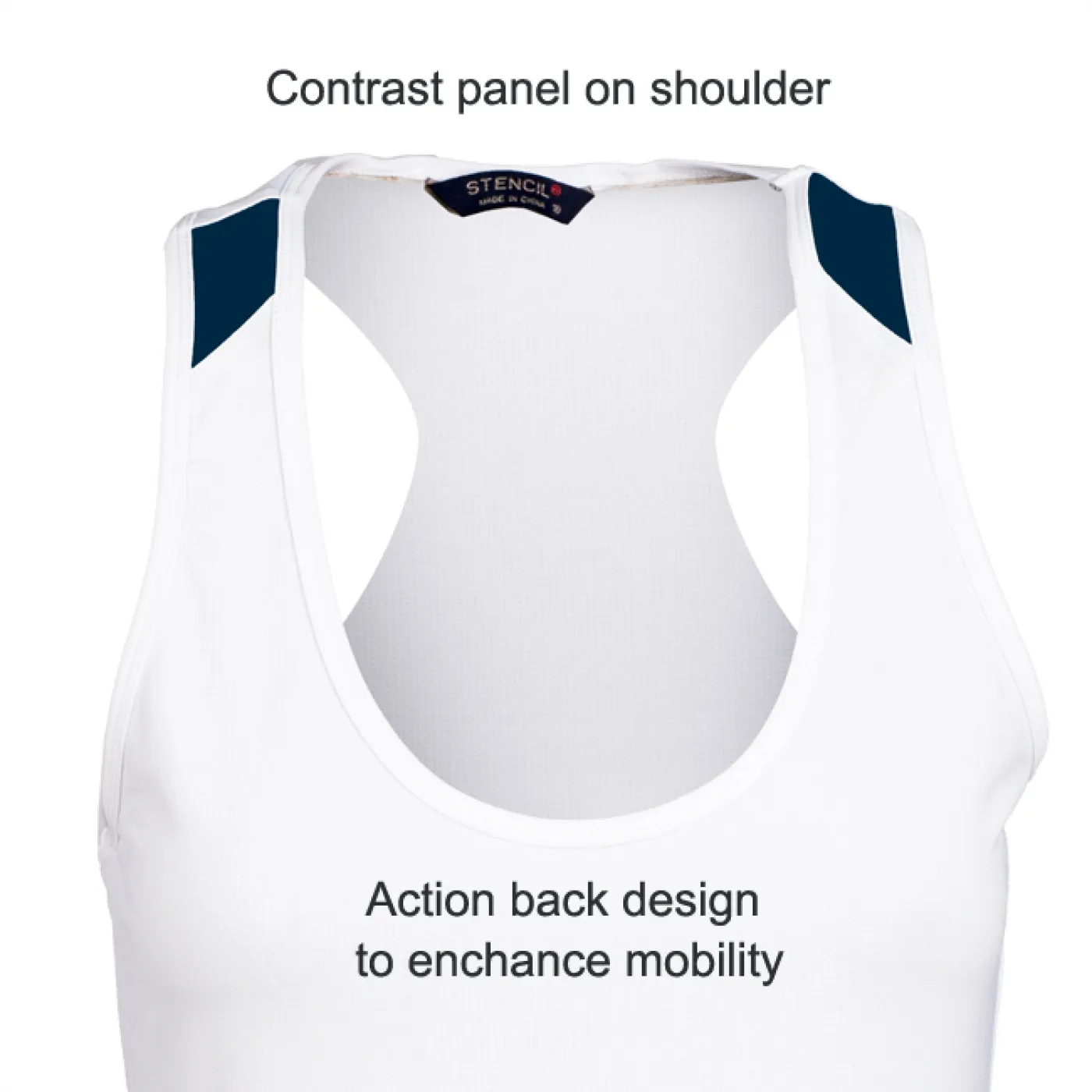 Stencil 1156 Ladies Team Singlet