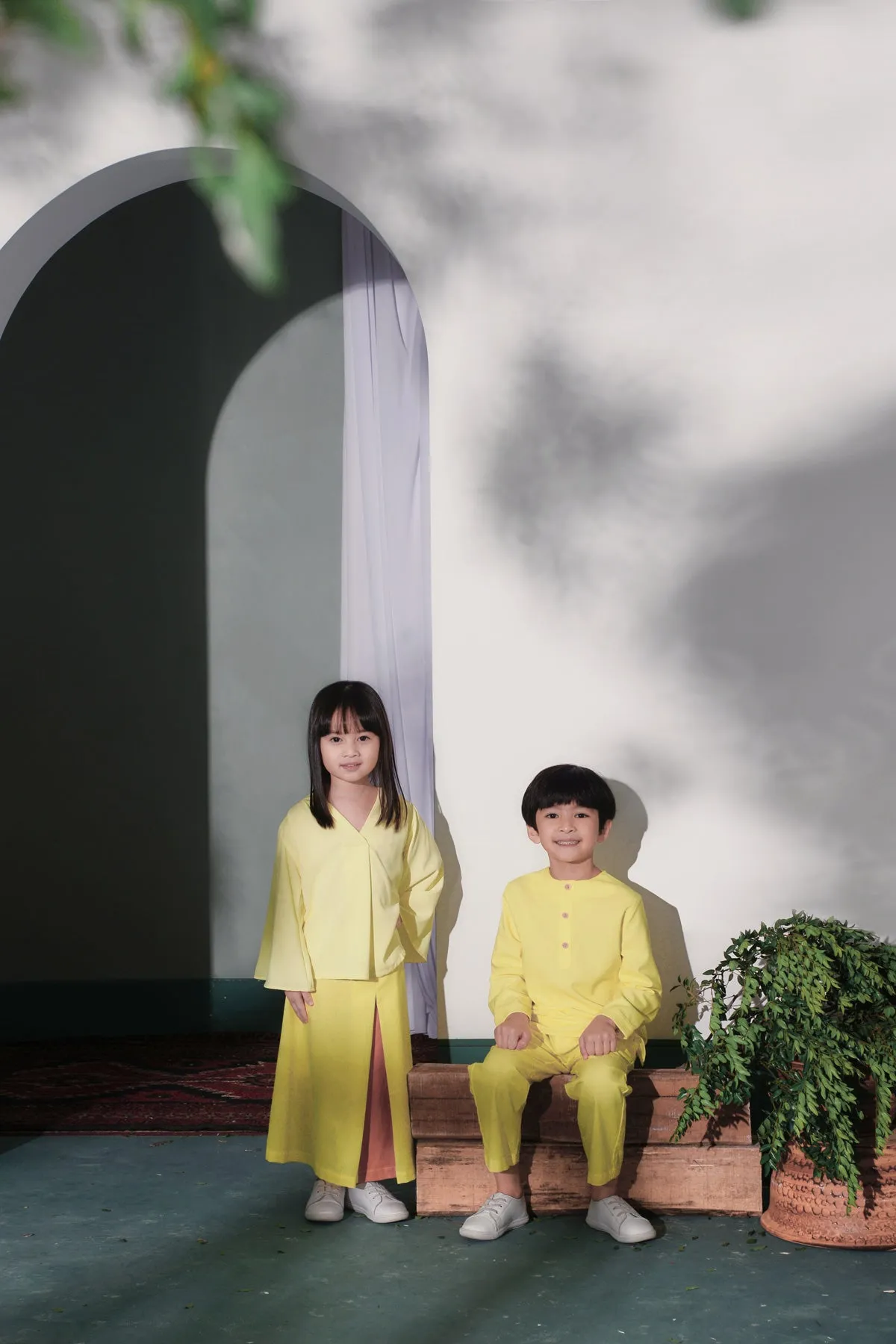 The Bayang Regular Fit Pants - Lemon Yellow