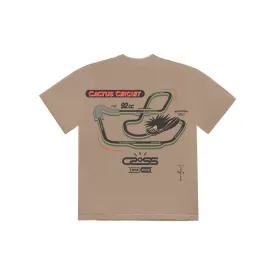 Travis Scott Cactus Jack Racetrack Tee Tan