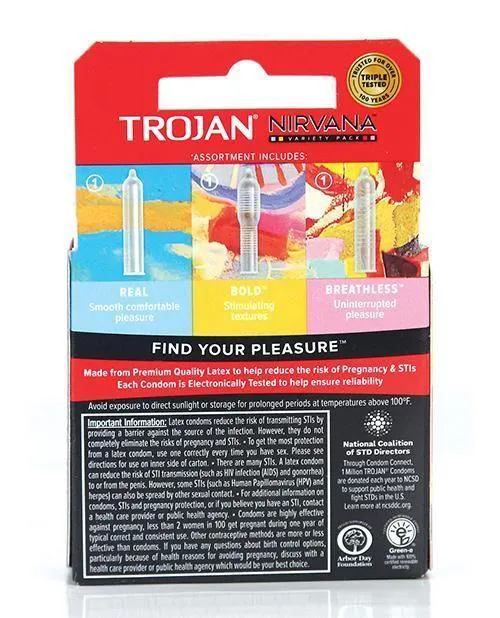 Trojan Nirvana Condom - Pack Of 3