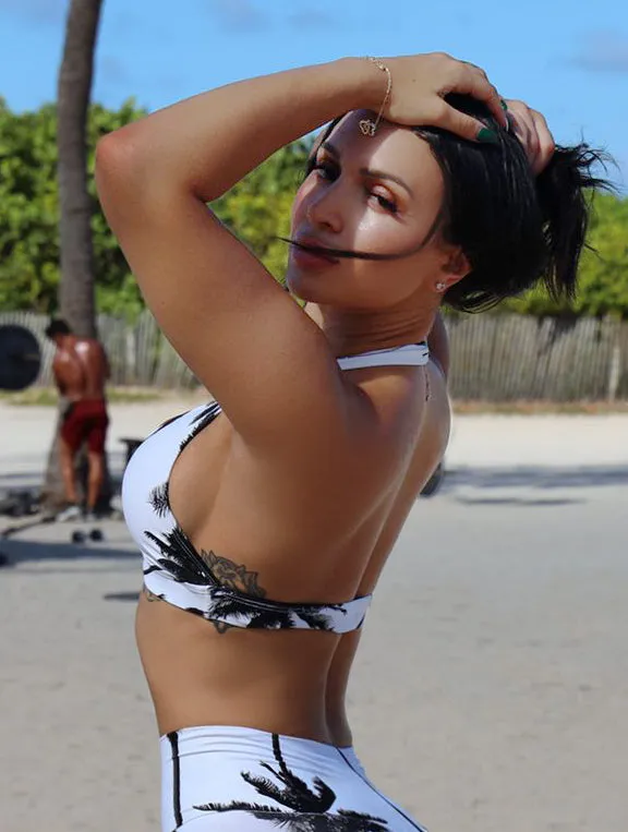 Vintage Palm Backless Top