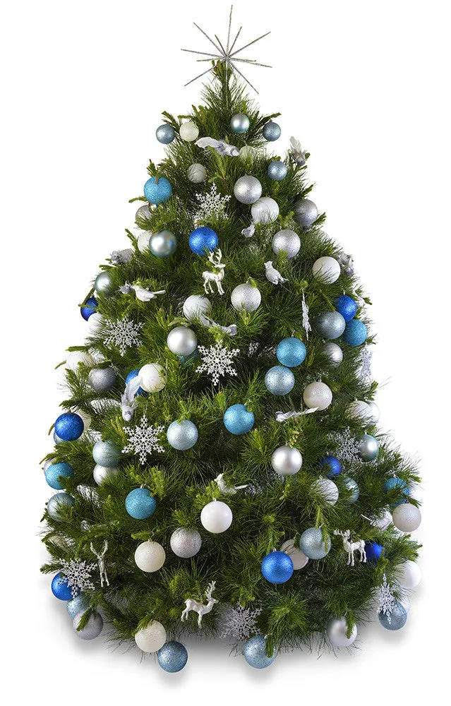 'Winter Wonderland' Christmas Decorations Package for Christmas Tree - Hire