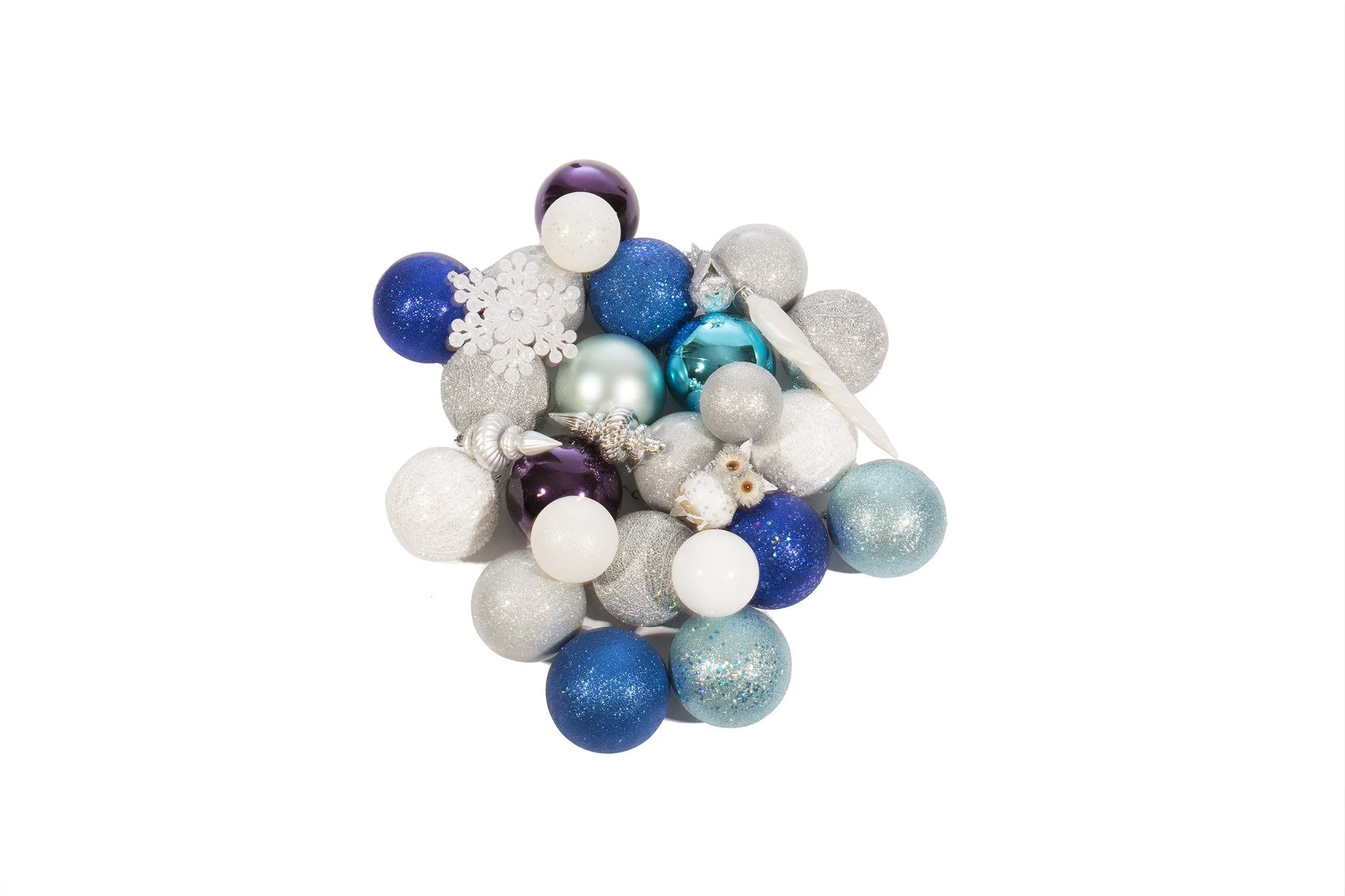 'Winter Wonderland' Christmas Decorations Package for Christmas Tree - Hire